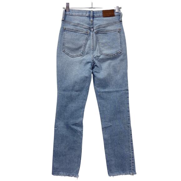 Madewell Size 23 Petite The Perfect Vintage Jeans High Rise Coffey Distressed - Picture 2 of 16